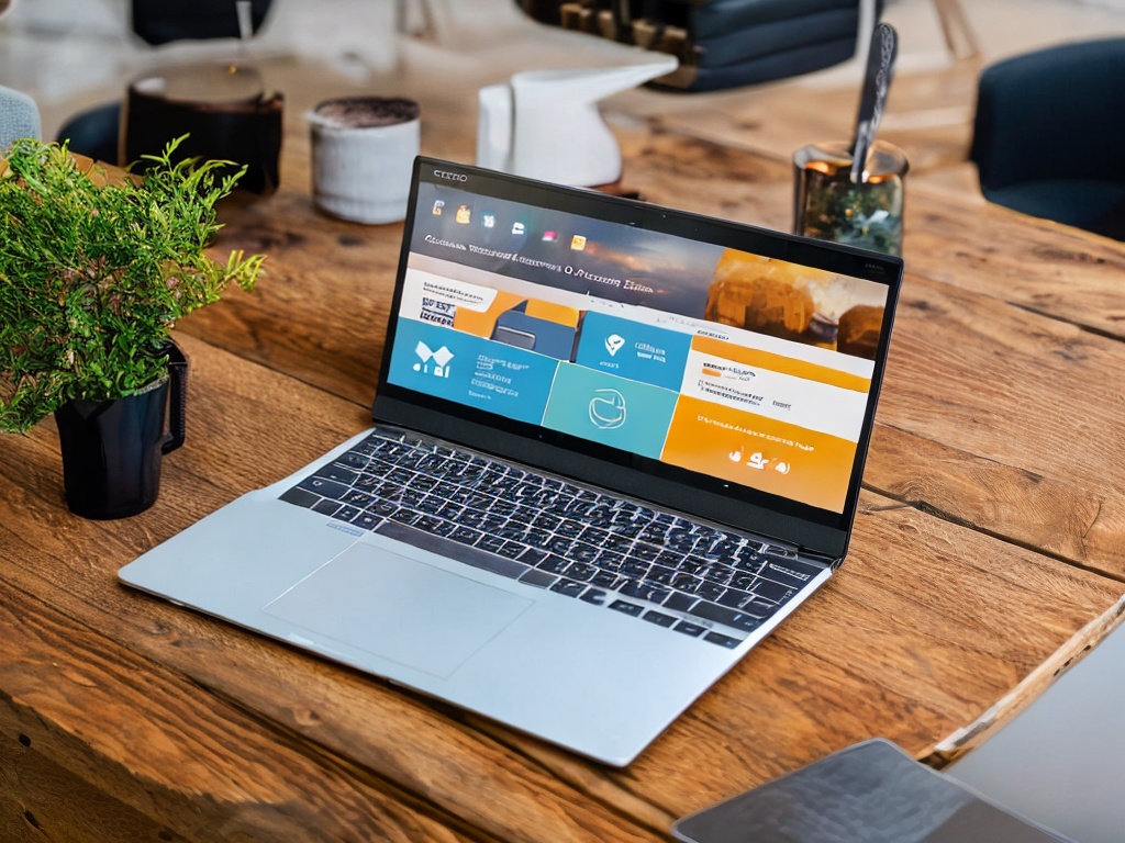 RAW photo, a laptop screen displaying an interactive AI interface for free tools, surrounded by a comfortable workspace with a cozy ambiance, soft lighting, high quality, 8k UHD, detailed image showing user engagement with AI technology