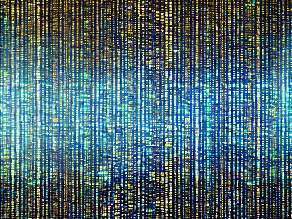 RAW photo, an abstract representation of digital data being downloaded, featuring lines of code and AI-related graphics on a computer screen, visually engaging with dynamic light effects, moody ambient lighting, 8k UHD, high-resolution, capturing the futuristic essence of technology