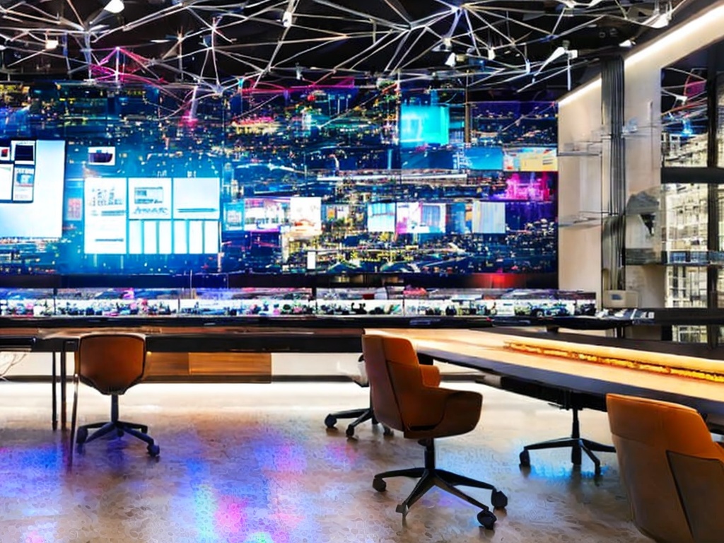 RAW photo, an artistic representation of an AI content generator in a futuristic workspace, showcasing a sleek computer interface with vibrant digital displays, surrounded by elements of creativity like sketches and notes, soft ambient lighting, 8k UHD, high quality, realistic photo