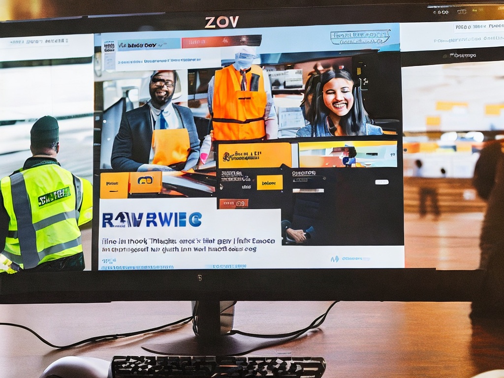 RAW photo, a close-up of a computer screen displaying customer service AI analytics, with diverse individuals discussing strategies in the background, dynamic lighting, high detail, 8k UHD, realistic photo, slight film grain, captured using Nikon Z7