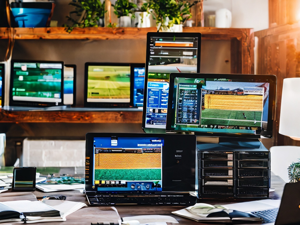 RAW photo of a modern workspace featuring a sleek laptop displaying various AI productivity applications, vibrant colors, soft natural lighting filtering through a window, 8k UHD, high quality, realistic photography, film grain, Nikon D850