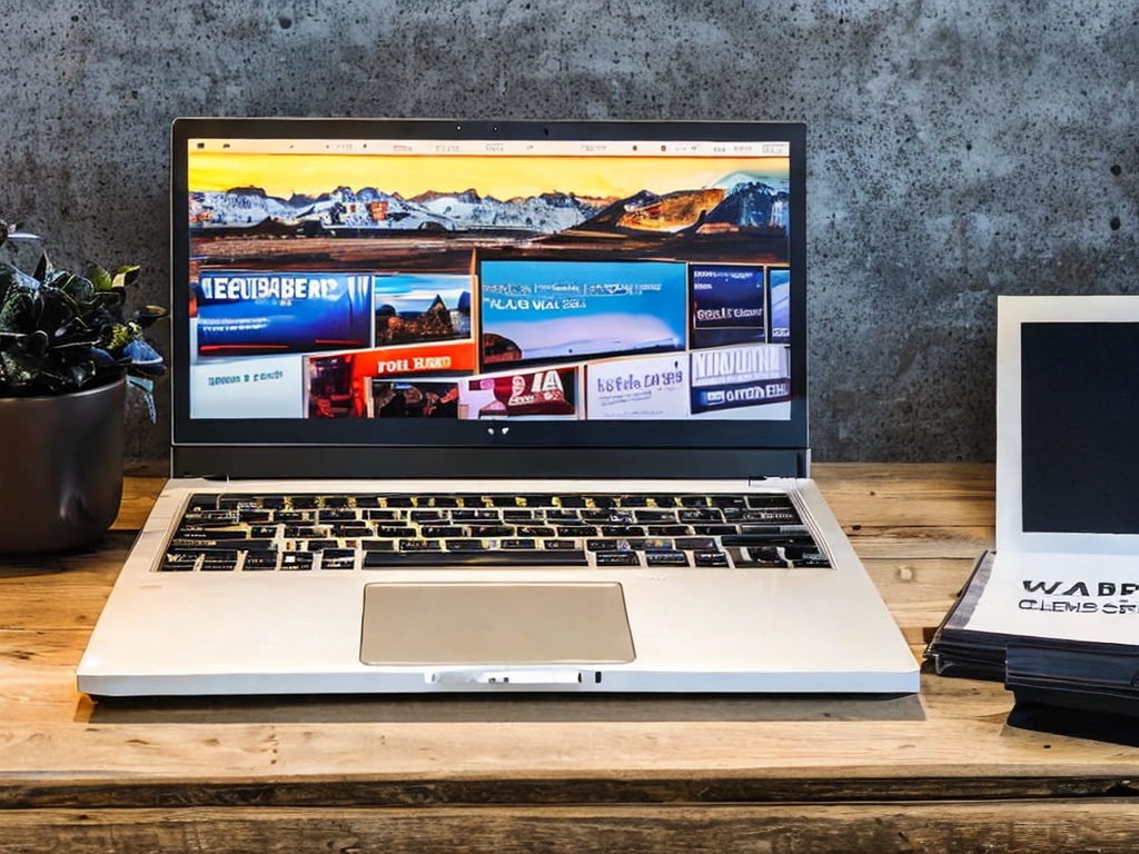 RAW photo, a laptop displaying an AI learning tool interface on the screen, surrounded by books and stationery, warm ambient lighting, 8k UHD resolution, high-quality, realistic photo, film grain