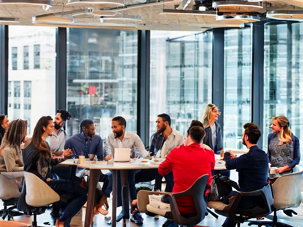 RAW photo, a group of diverse individuals brainstorming in a modern office setting, with a projector displaying the features of various free AI software, engaging expressions and collaborative atmosphere, soft diffused lighting, 8k UHD, high-quality, realistic photo