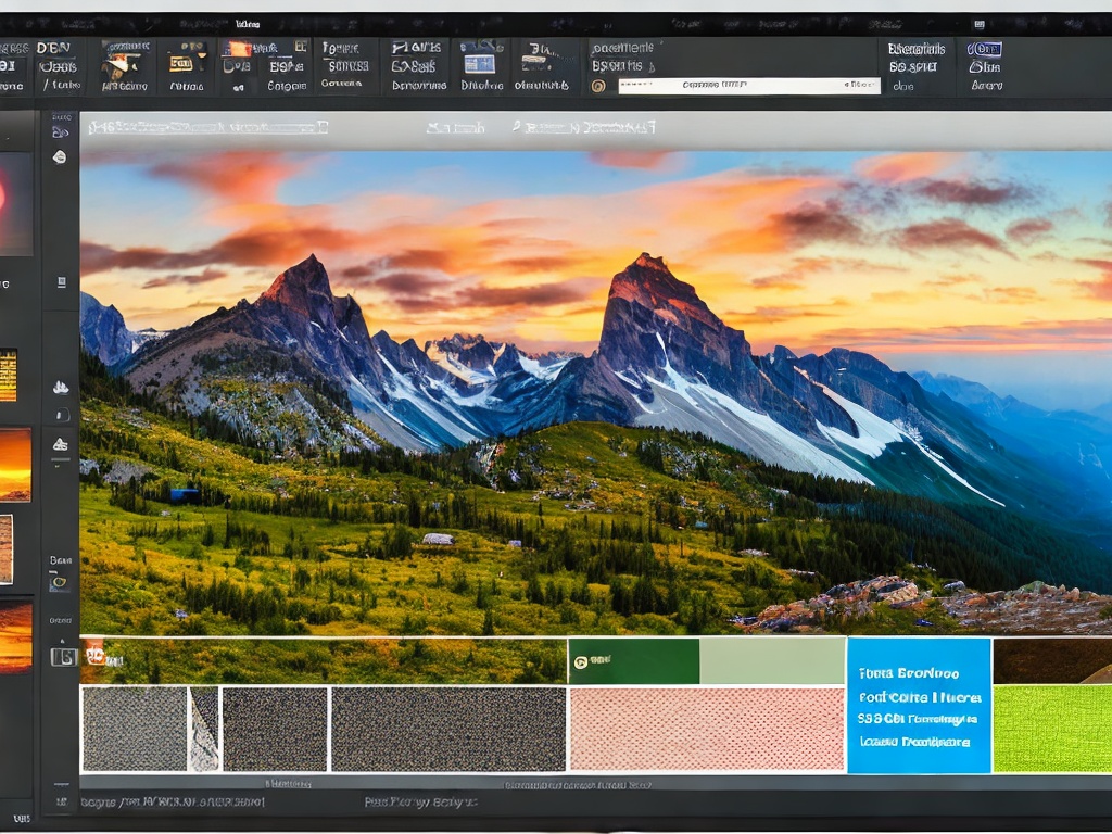 RAW photo, a high-resolution screenshot of a popular free AI software interface on a computer screen, vibrant colors, showcasing user-friendly design and features, with ambient office lighting around, 8k UHD, high-quality, realistic photo