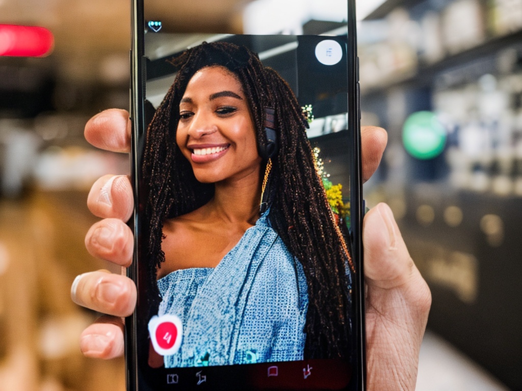 RAW photo, a close-up of a smartphone with an AI customer service chatbot on the screen, capturing the interaction between a user and the assistance provided, modern tech aesthetic, bright and clear lighting, 8k UHD, high resolution, realistic image, taken with a Canon EOS R5